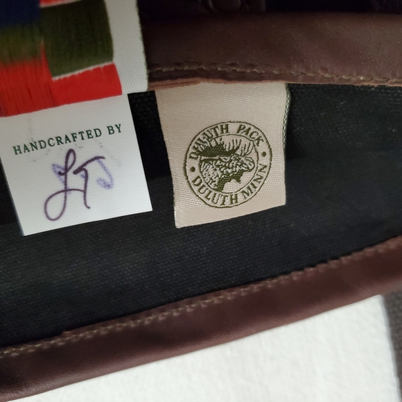 Duluth Pack 5 Liter Capacity Black Long Handles Mini Tote Made In USA - Picture 10 of 15